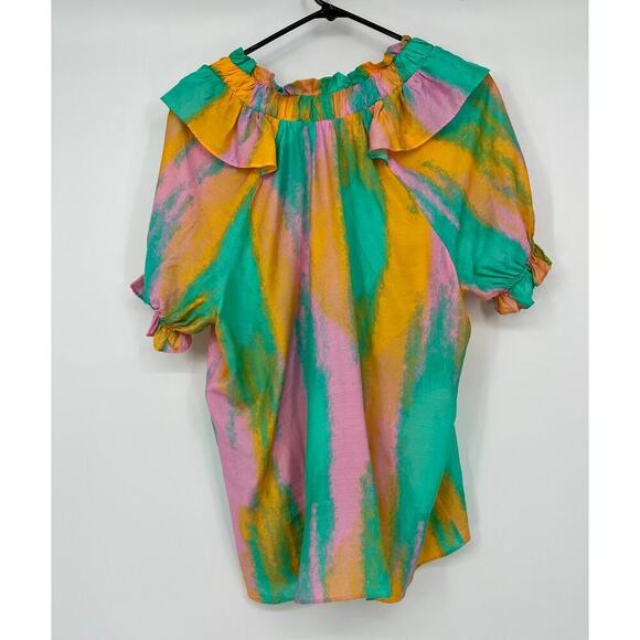 CABALLERO FINCH TOP FLOWER IKAT SIZE M Silk blend - Picture 7 of 9